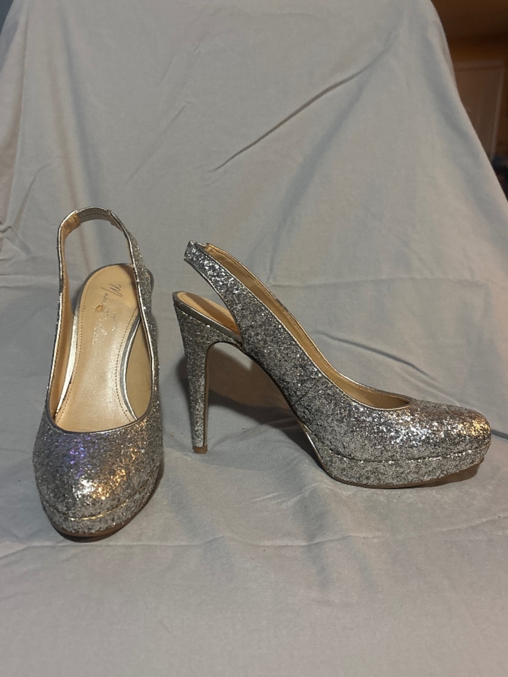 Silver Marc Fisher Heel